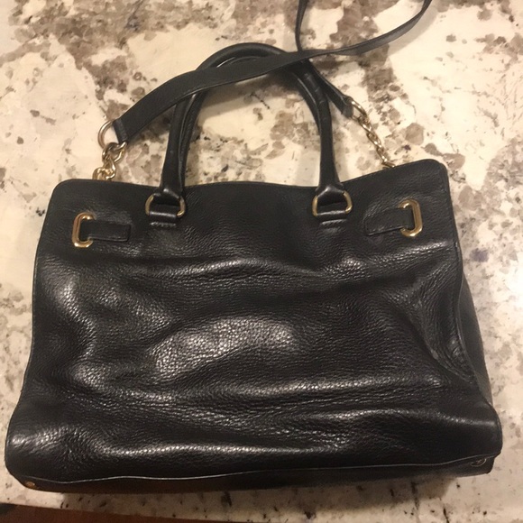 Michael Kors black purse with gold hardware - Picture 7 of 11